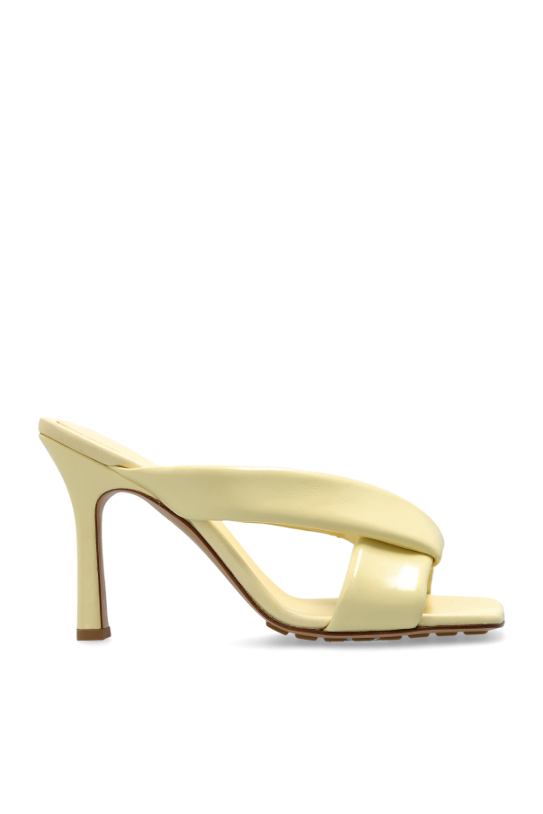 Bottega Veneta Leather heeled mules 'Riva'