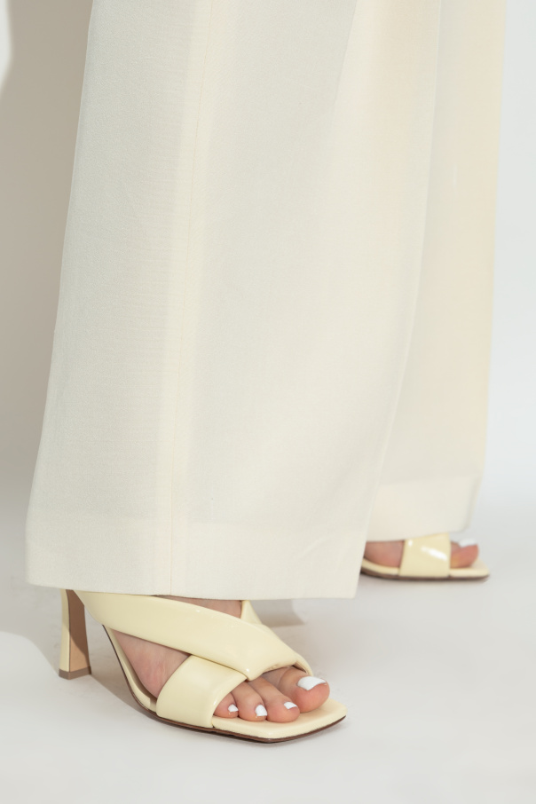 Bottega Veneta Leather heeled mules 'Riva'