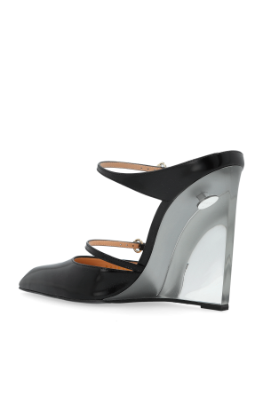 Gucci Flip-flops on a transparent wedge
