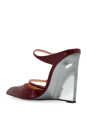 Gucci Flip-flops on a transparent wedge