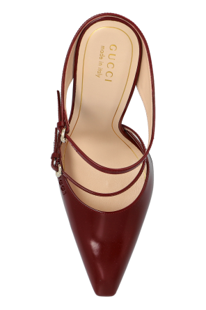 Gucci Flip-flops on a transparent wedge
