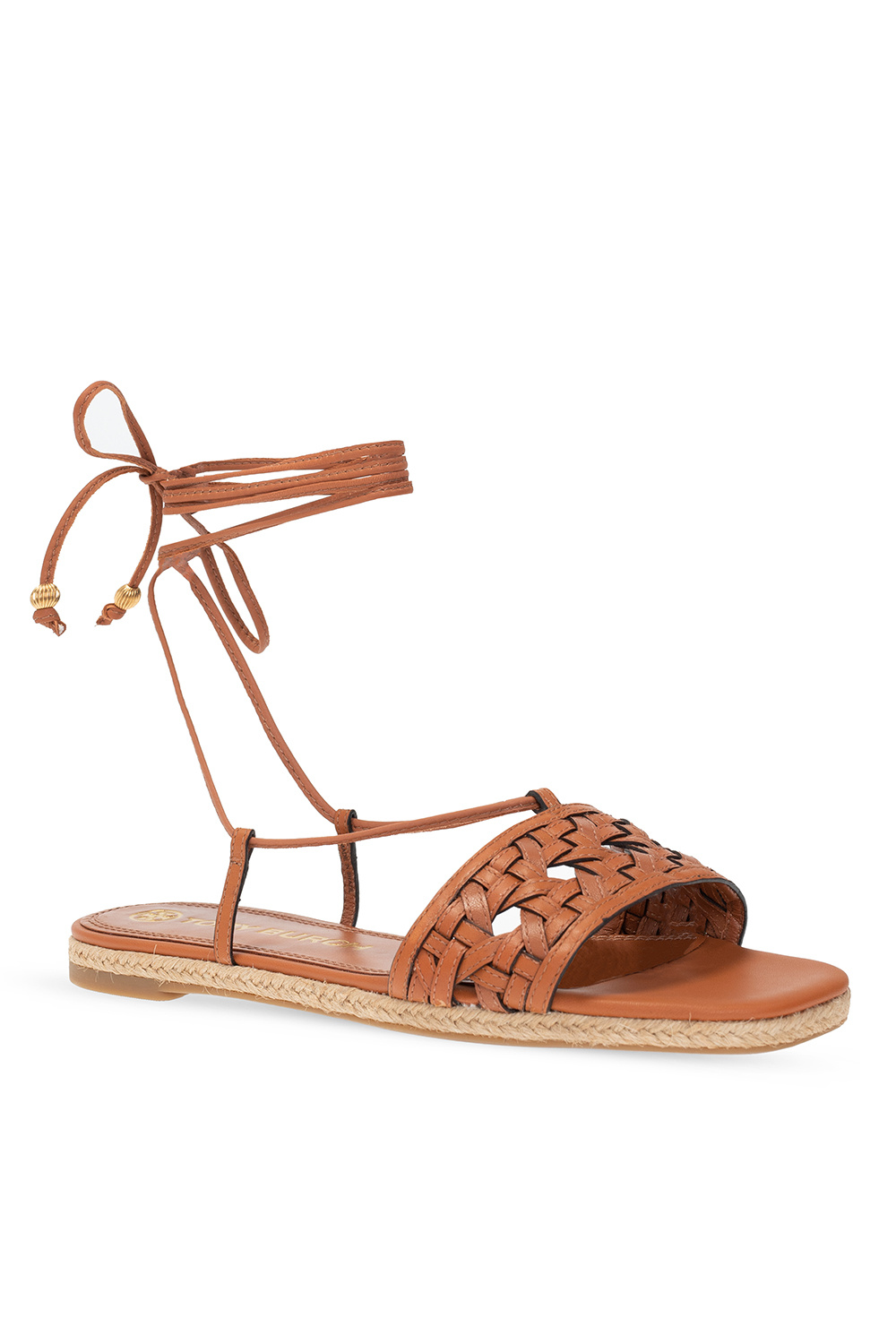 Sandals Tory Burch Brown size 7.5 US in Not specified - 26828294