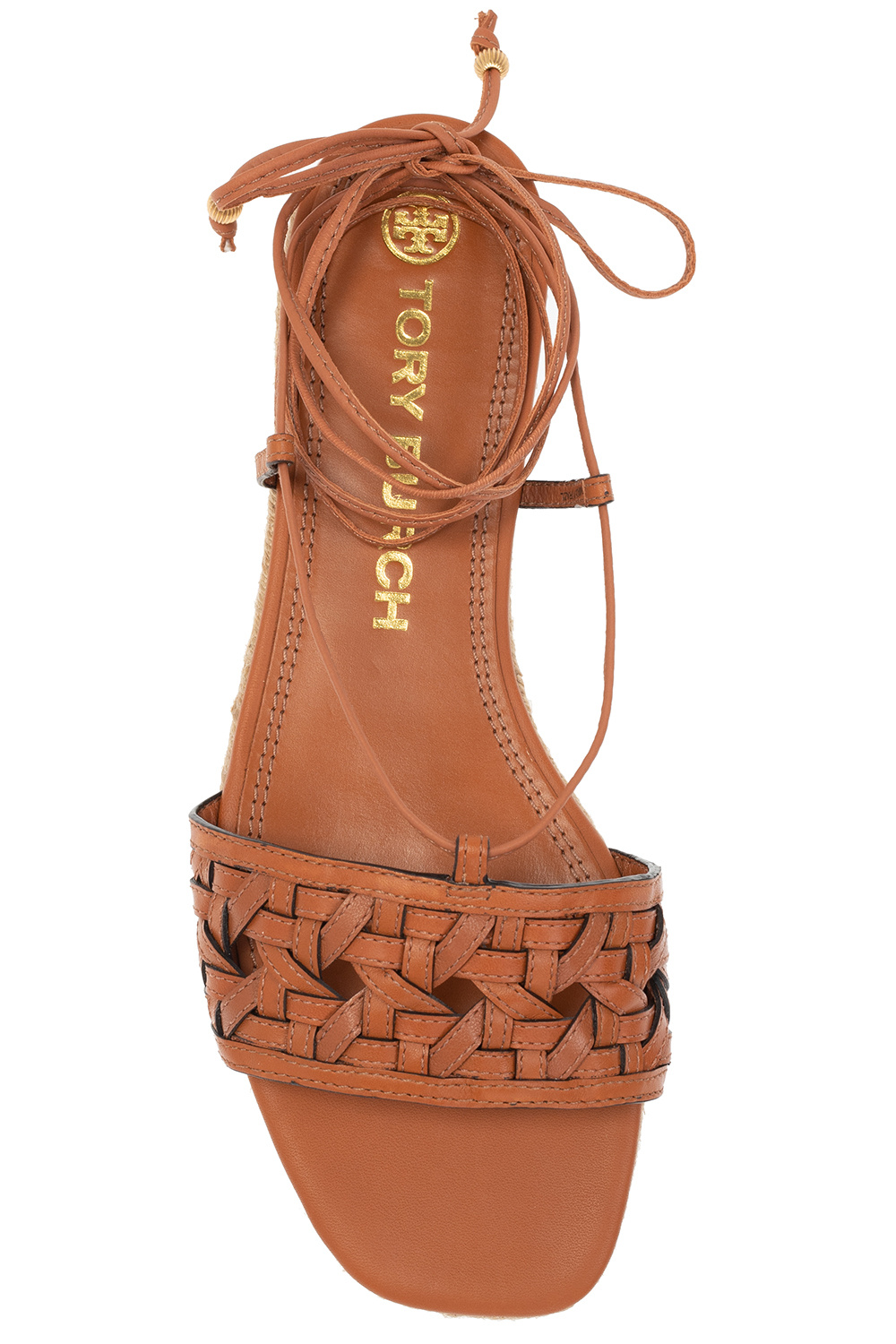 Sandals Tory Burch Brown size 7.5 US in Not specified - 26828294