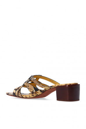 Tory Burch ‘Basketweave’ heeled mules