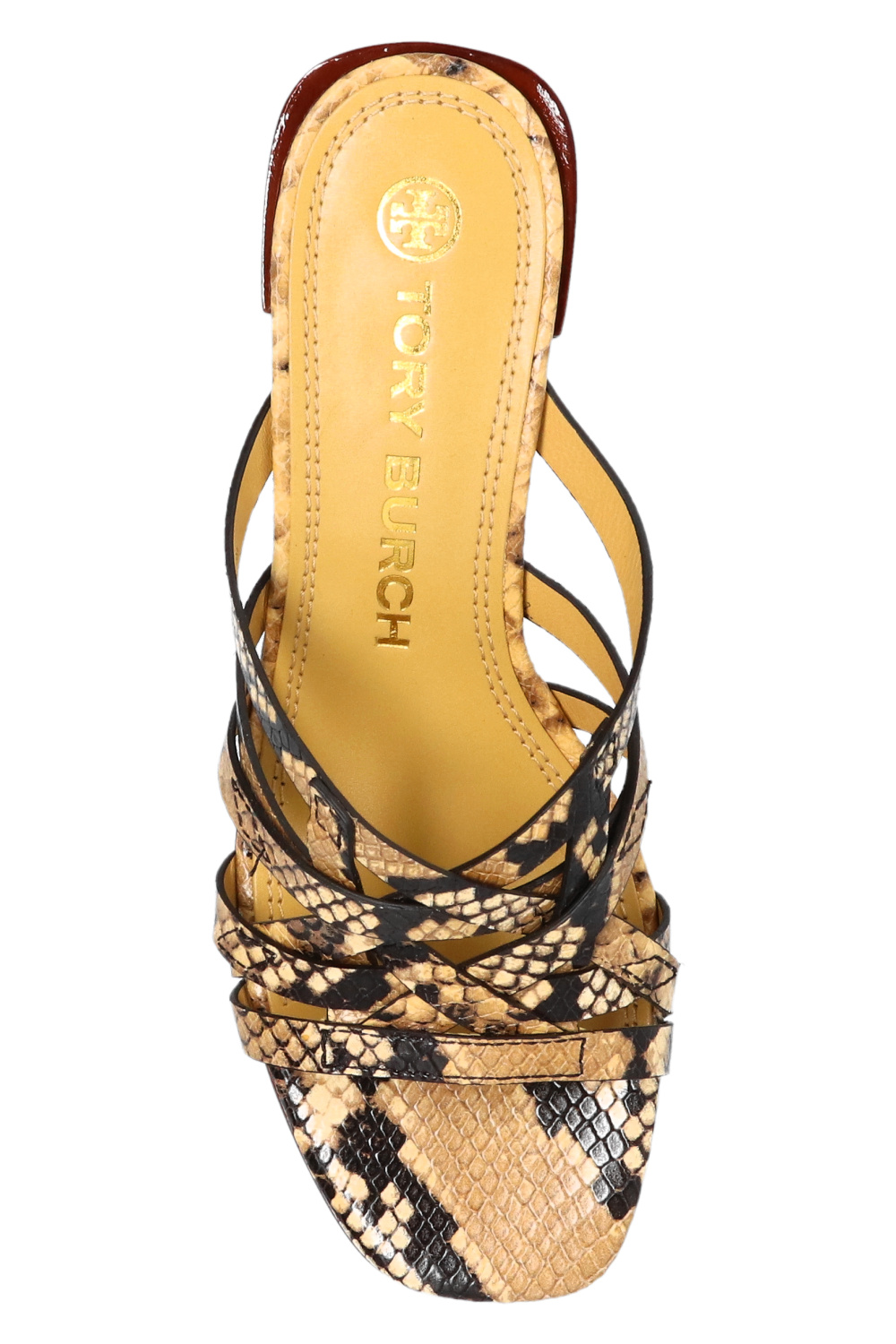 Tory Burch ‘Basketweave’ heeled mules