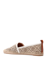 Tory Burch beige ‘T Monogram’ espadrilles