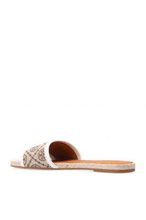 Tory Burch ‘T Monogram’ woven slides