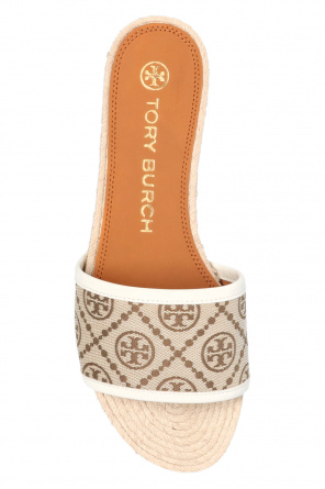 Tory Burch ‘T Monogram’ woven slides