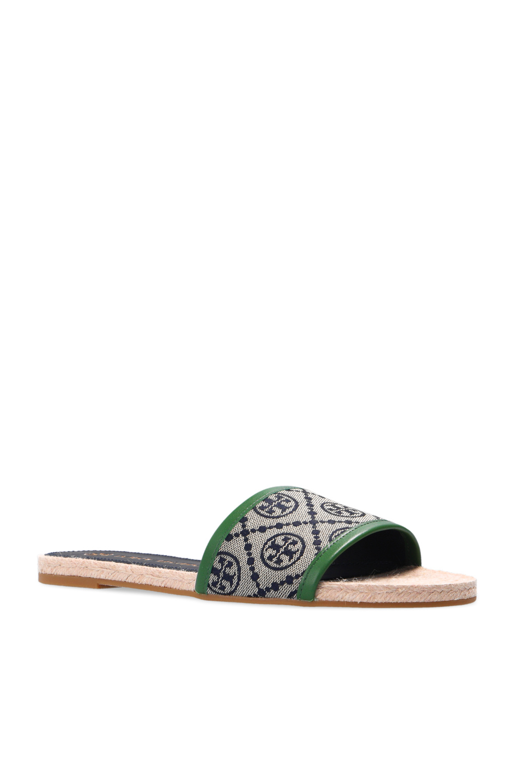 Tory Burch ‘T Monogram’ woven slides