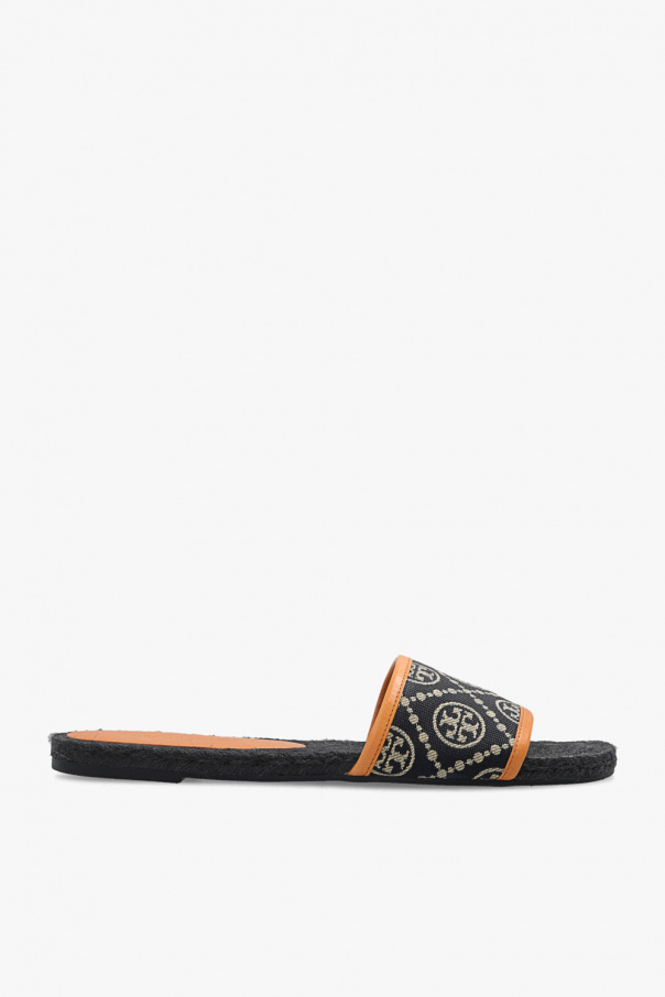 Tory Burch Slides with logo