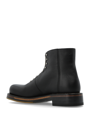 Alexander McQueen Leather ankle boots with studs