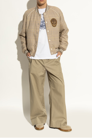 Alexander McQueen Leder-Stiefeletten mit Nieten