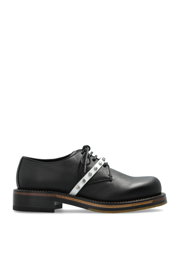 Alexander McQueen Zapatos de cuero con tachuelas