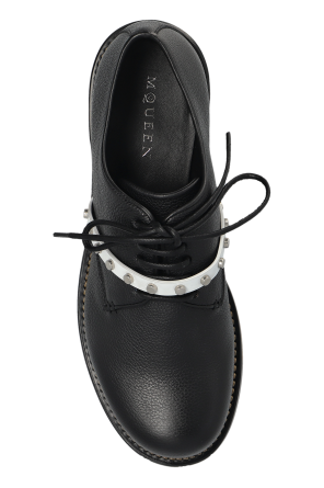 Alexander McQueen Zapatos de cuero con tachuelas