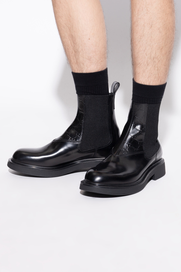 Gucci Leather ankle boots