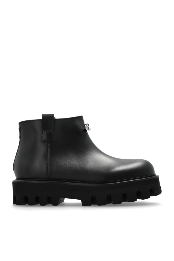 Alexander McQueen Leather platform shoes