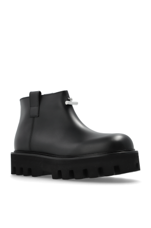 Alexander McQueen Leather platform shoes