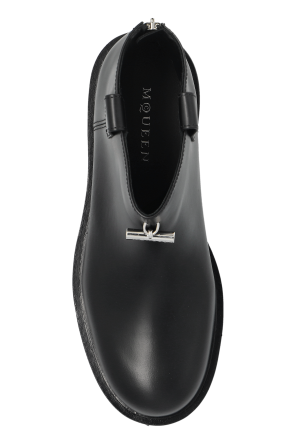 Alexander McQueen Leather platform shoes