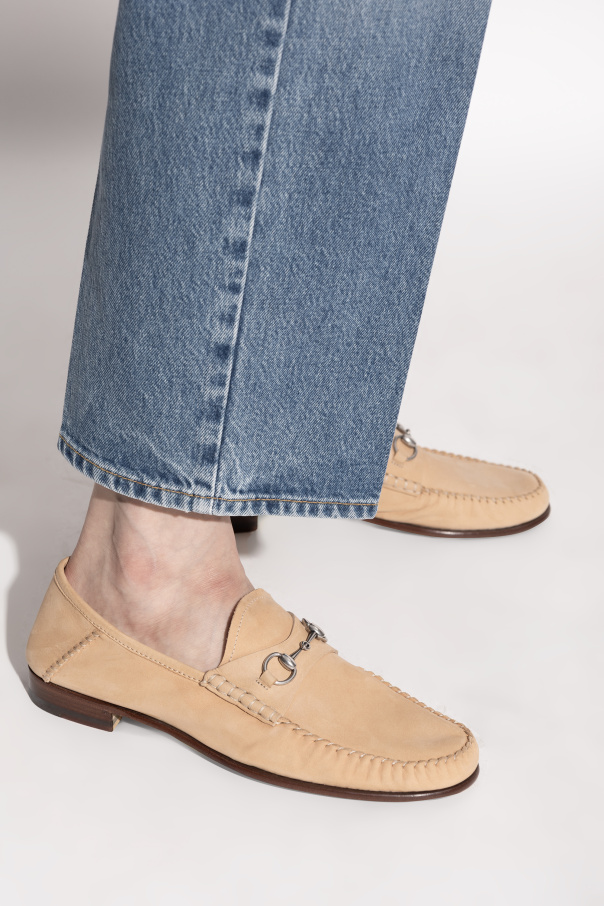 Gucci Mocasines de ante tipo `loafers`