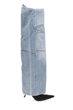 Denim heeled boots `New Flex`
