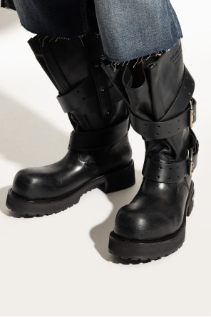 Botas de cuero od Balenciaga