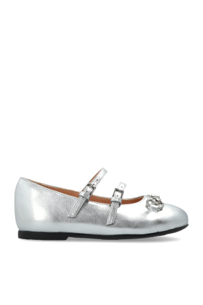 Leather ballet flats