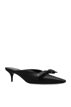 Balenciaga Sandalias de satén de tacón