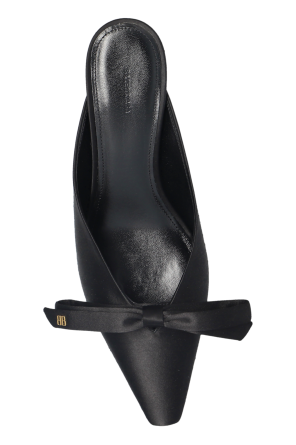 Balenciaga Sandalias de satén de tacón