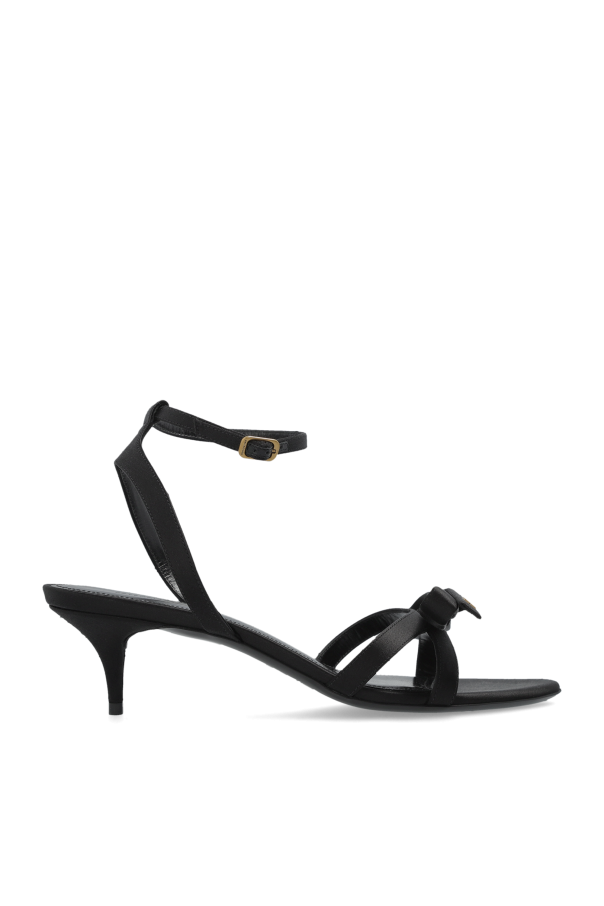 Satin heeled sandals od Balenciaga