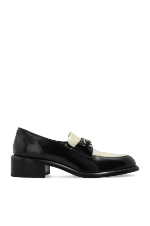 Zapatos de cuero con logo