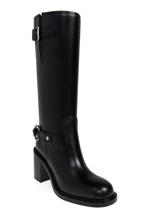 Gucci Lederstiefel mit Absatz