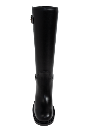 Gucci Lederstiefel mit Absatz