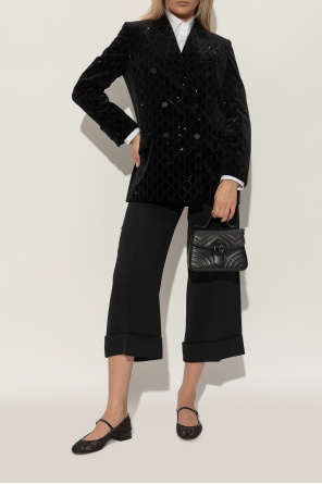 Gucci Heeled shoes with shimmering crystals