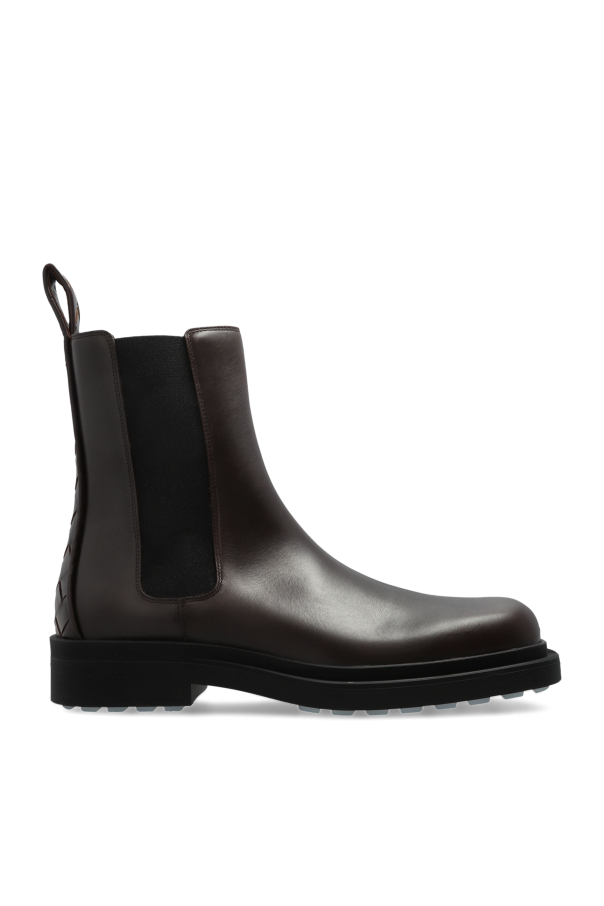 Leather ankle boots ‘Ben’ od Bottega Veneta