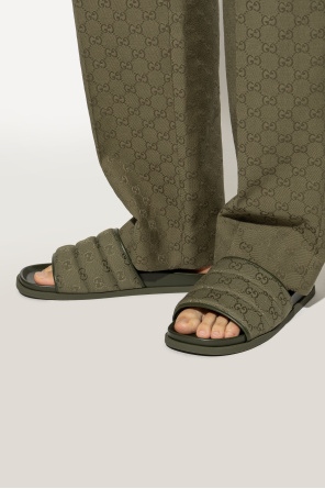 Chanclas con monograma od Gucci