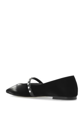 Alexander McQueen Bailarinas con cristales brillantes