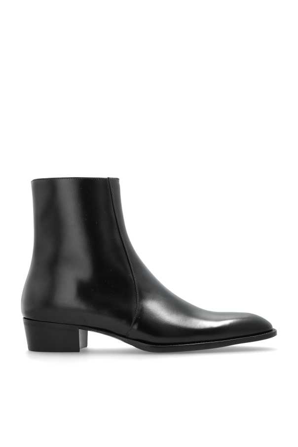 ‘Roman’ leather ankle boots od Saint Laurent