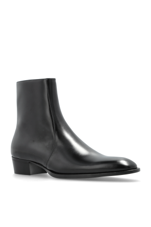 Saint Laurent ‘Roman’ leather ankle boots