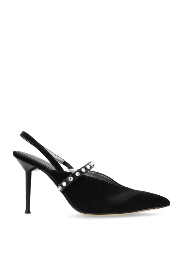 Heeled shoes with shimmering crystals, zdjęcie 1 Heeled shoes with shimmering crystals od Alexander McQueen
