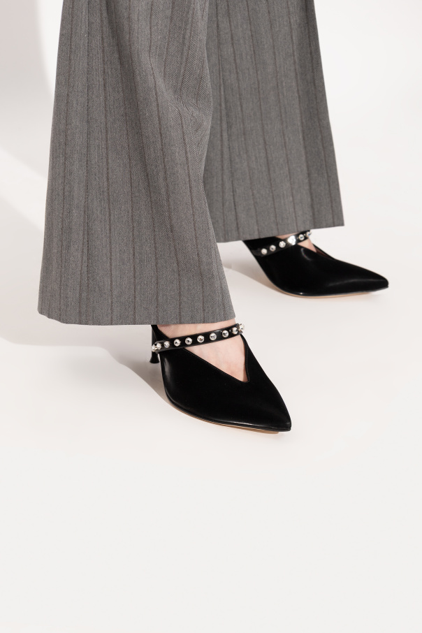 Alexander McQueen Absatzschuhe mit schimmernden Kristallen