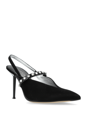 Alexander McQueen Absatzschuhe mit schimmernden Kristallen