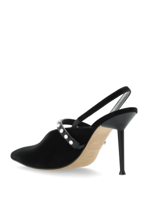 Alexander McQueen Absatzschuhe mit schimmernden Kristallen