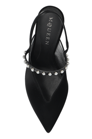 Alexander McQueen Absatzschuhe mit schimmernden Kristallen
