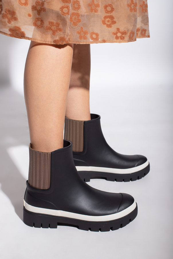 Black Rain boots with logo Tory Burch - Vitkac Sweden