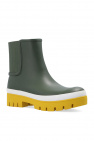 Tory Burch GREEN Rain boots with logo