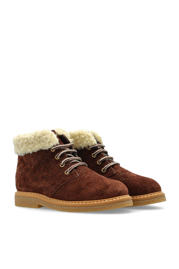 Gucci Kids Botines de ante