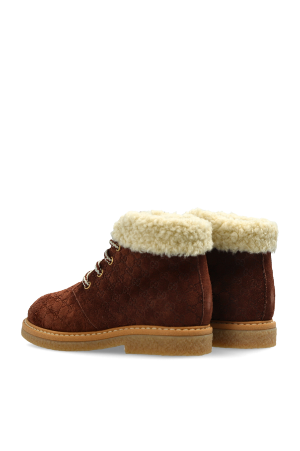 Gucci Kids Botines de ante