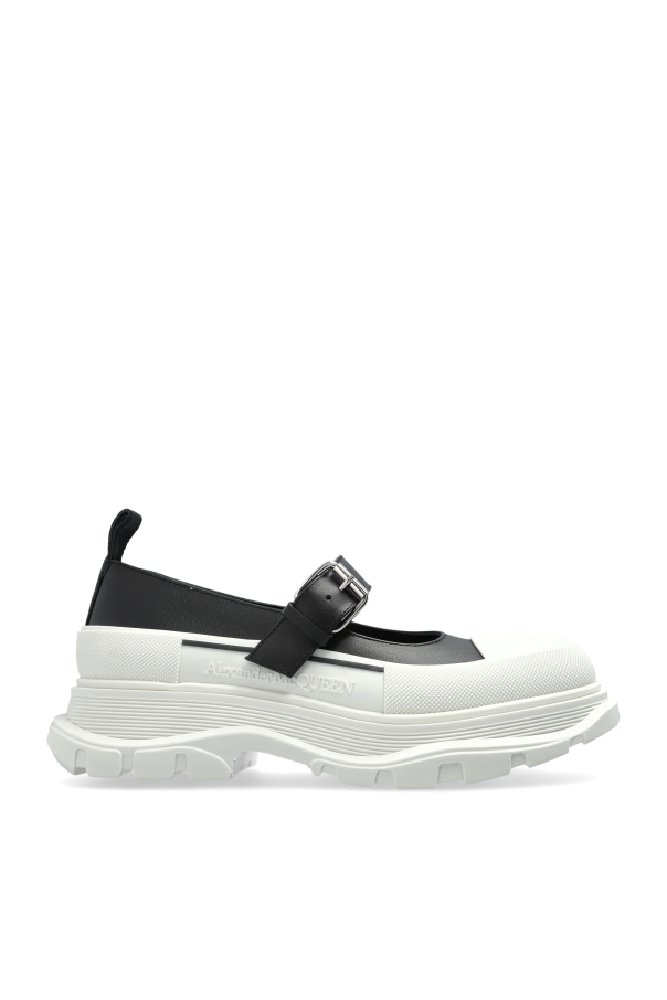 Leather shoes with logo od Alexander McQueen