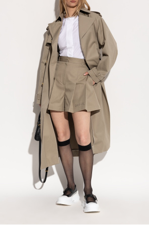 Alexander McQueen Leather shoes with logo