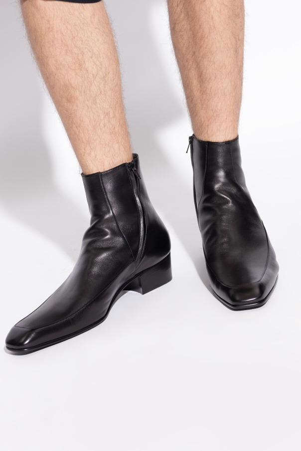 Saint Laurent 'Ozil' leather ankle boots
